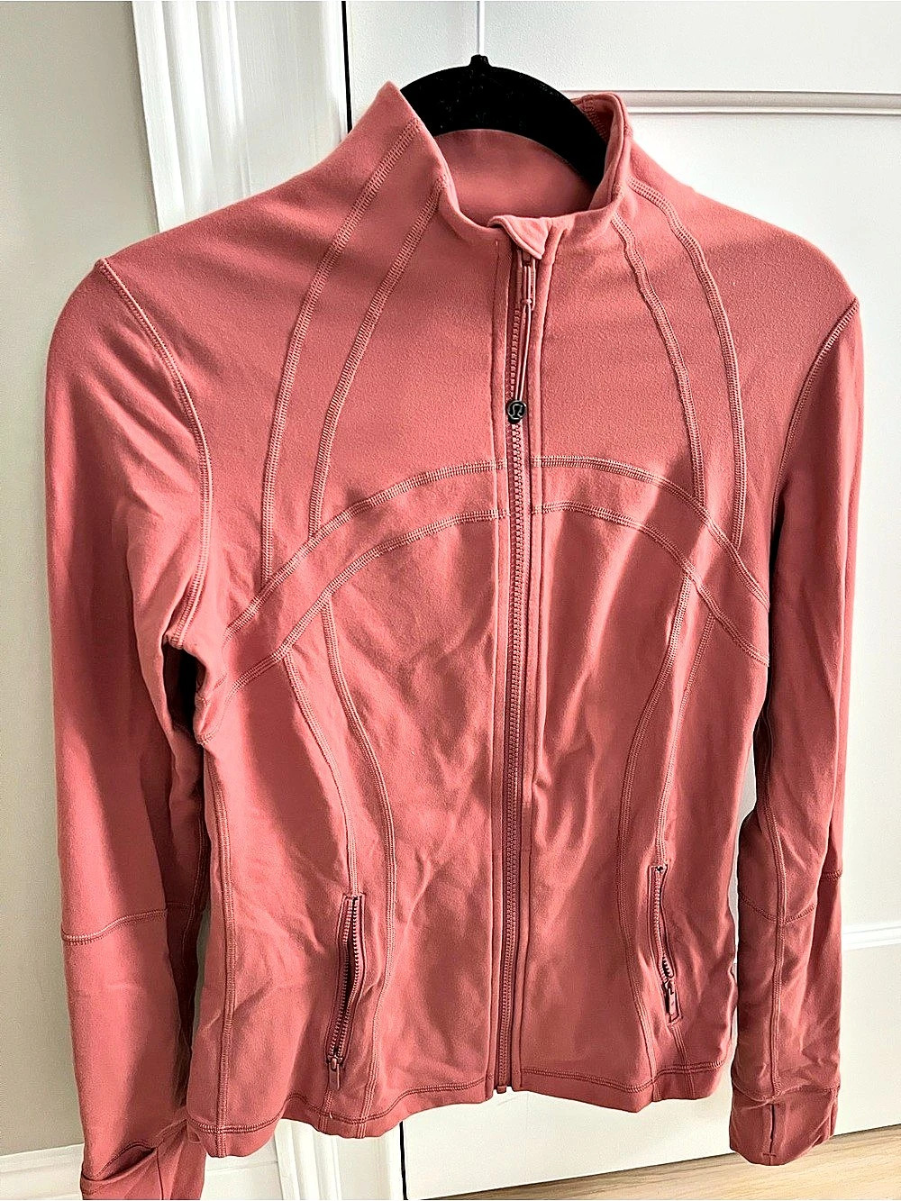 lululemon Define Jacket Lightweight Full-Zip Pink Size 8
